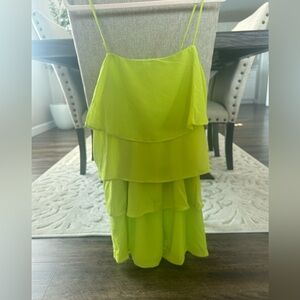 Pink Lily NWT (don’t let me go lime romper) LARGE